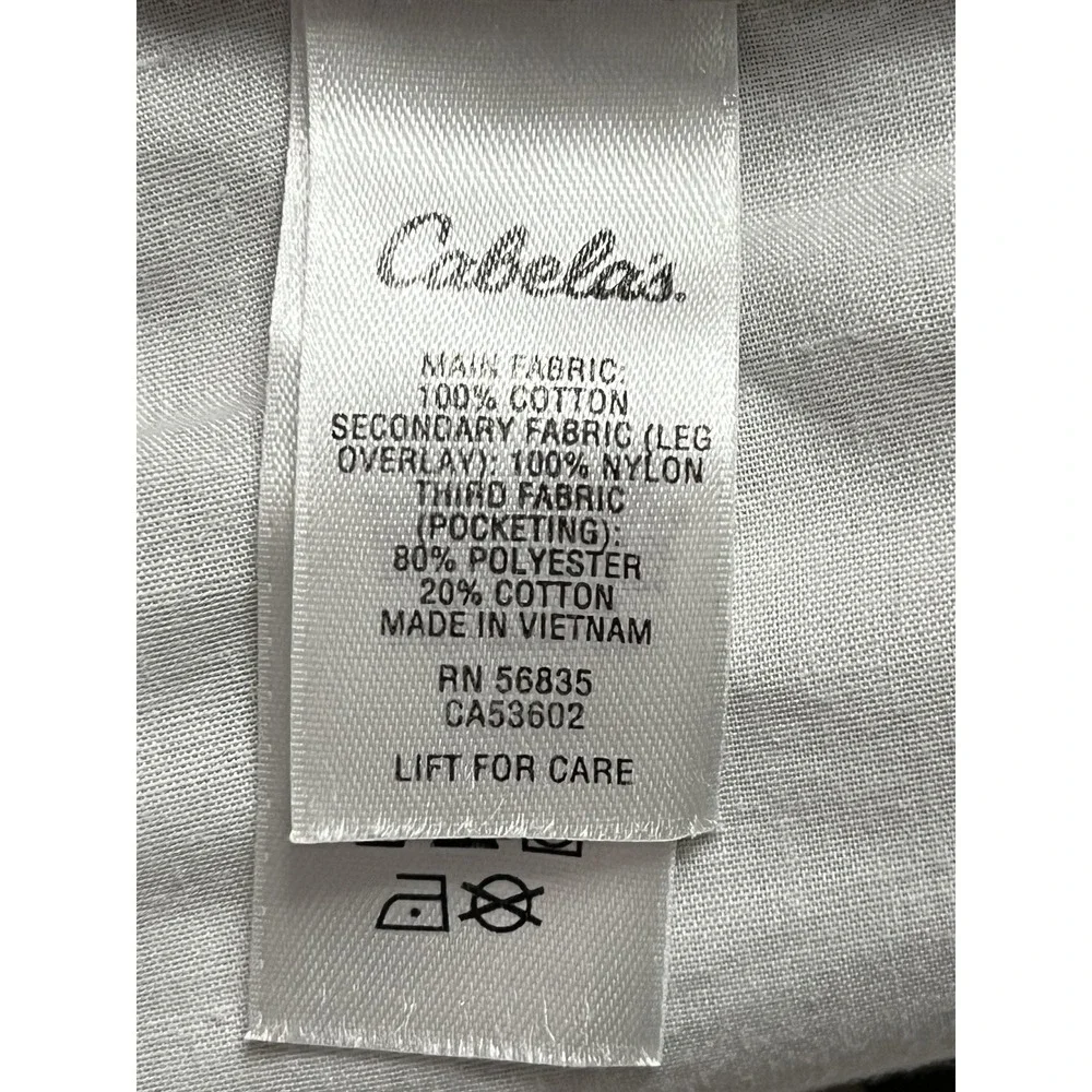 Cabela's Pants Mens‎ 40 Classic Fit Nylon Overlay Outdoor Hunting Durable